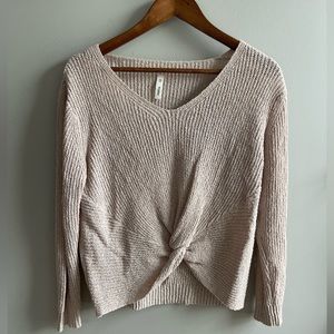 Wishlist Sweater with Knot